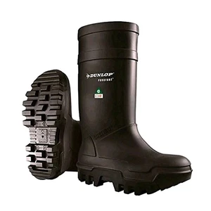Dunlop Purofort Thermo volle Sicherheit Herren Knie Stiefel schwarz Größe 8 - Bild 1 von 7