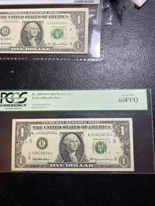 💎 1999 ⭐️ $1 FRN. PCGS GEM Uncirculated 65 EPQ Banknote E* Block 🔥 - Picture 1 of 4