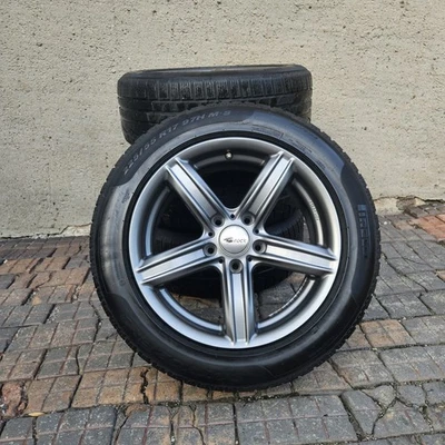 Felgen Brock RC21 17 Zoll 5x120 5er F10 F11 X3 E83 Winterreifen 225/55R16 Räder  - Bild 1 von 4