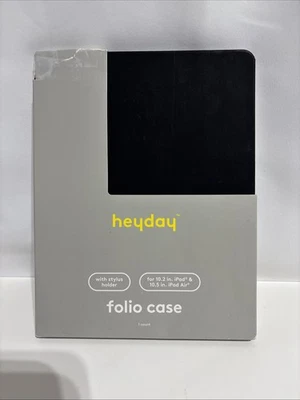 Apple iPad Air 10.5 or iPad 10.2 Inch Case W/Pencil Holder Heyday Box Has Damage - Image 1 of 4