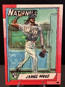 James Wood 2025 Topps Shoebox Treasures First Light Rookie SSP Nationals FL-5 - Imagen 1 de 2