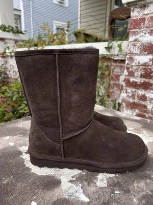 Bear Paws ELLE Botas de Invierno para Mujer Talla 10W Marrón Gamuza Superior Piel de Oveja Lana NUEVAS Foto 1 de 4