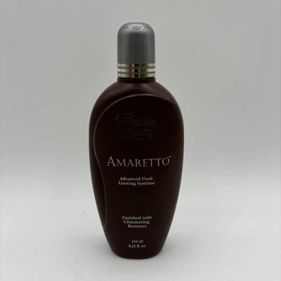 Bronceador brillante sistema avanzado de bronceado oscuro Swedish Beauty Amaretto RARO Foto 1 de 4