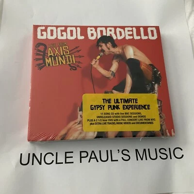 Live from Axis Mundi by Gogol Bordello (CD, 2009) Brand New Factory Sealed Foto 1 de 2