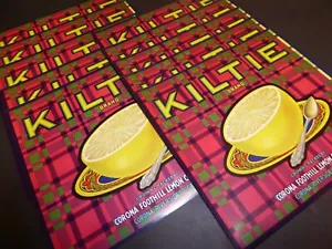 X10 WHOLESALE CITRUS CRATE LABEL RIVERSIDE CORONA KILTIE SCOT 1930 TARTAN NOS - Picture 1 of 3