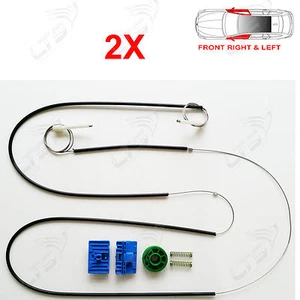 2X KIT REPARACIÓN REGULADOR VENTANA ELÉCTRICO AUDI A3 8L 2/3 PUERTAS DELANTERA DERECHA E IZQUIERDA - Imagen 1 de 1