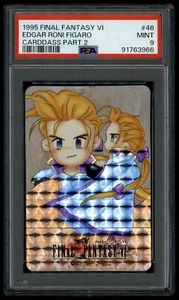 Final Fantasy Japanese Carddass 6 046 Edgar Roni Figaro Prism #46 PSA 9 91763966 - Picture 1 of 2