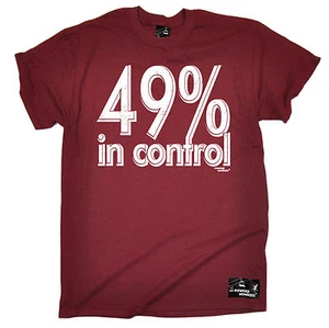 49 % In Control CAMISETA Snowboard Esquí Snowboard Esquí Camiseta Regalo de Cumpleaños - Imagen 1 de 11