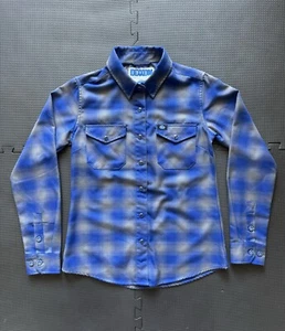 DIXXON x S&S CYCLES 10YR Collab Limited Edition Flannel Shirt - Women's Small - Picture 1 of 9