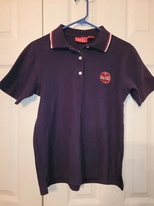 Polo Coca Cola vintage, pequeño. . Says 16W. Se ajusta como un hombre pequeño. Unisex  - Imagen 1 de 8