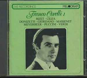 Franco Corelli - Recital 1 - Melodram MEL 16503 CD Italy Import 1986 - Picture 1 of 2