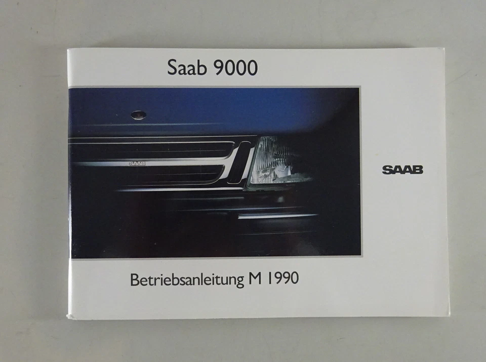 Manuale Di Istruzioni Saab 9000 Anno Modello 1990 - Immagine 1 di 3