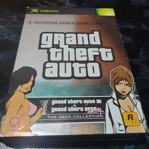 Grand Theft Auto Double Pack - Xbox Original Pal UK - Picture 1 of 5