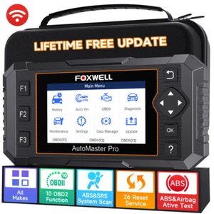 FOXWELL NT650 PRO OBDII Scanner Engine ABS SRS Bidirectional Car Diagnostic Tool - Picture 1 of 10