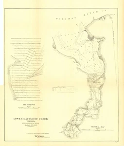 Lower Machodoc Creek, Virginia at Completion of Work 1894. - Picture 1 of 1
