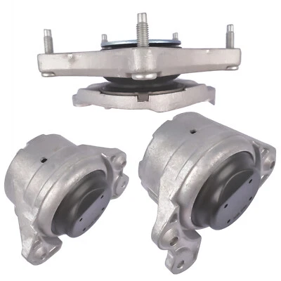 3Pcs Engine & Transmission Mount Kit 2042400618 For Mercedes-Benz C300 E300 2.0L - Изображение 1 из 4