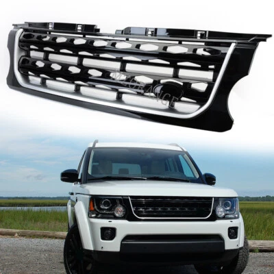 Parrilla de parachoques delantero para Land Rover LR4 2014 2015 2016 LR051300 negro brillante Foto 1 de 4