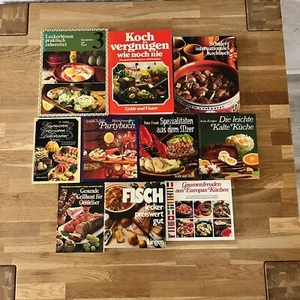 Konvolut 10 alte Kochbücher Kochbuch | 70er Jahre | Dr. Oetker · GU · Lingen - Bild 1 von 3