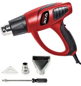 Pistola de calor pelacapuntas con doble temperatura incluye boquillas y raspador 240v - Imagen 1 de 7