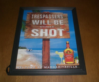 MARGARITAVILLE TEQUILA FRAMED COLOR AD PRINTS - YOUR CHOICE  - Image 1 of 3