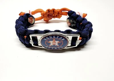 Pulsera ajustable con dije de los Astros de Houston ropa para fanáticos y recuerdo béisbol MLB Foto 1 de 4