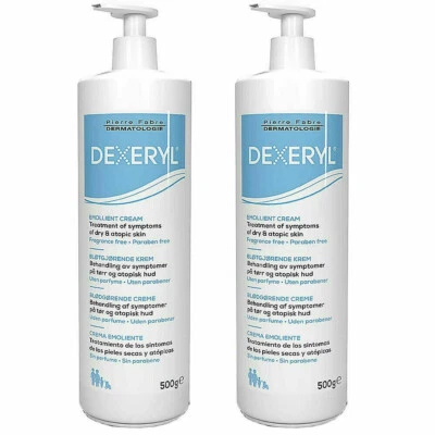 Dexeryl Emollient Creme Dry Skin 500ml- Pack 2 - Image 1 of 4
