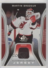 2006-07 SP Game Used Edition Authentic Fabrics Jersey Martin Brodeur #AF-MB HOF