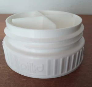 Tapa apilable de almacenamiento de píldoras Nalgene Pillit se adapta a botella de boca ancha de 32 oz NUEVA ABIERTA - Imagen 1 de 8