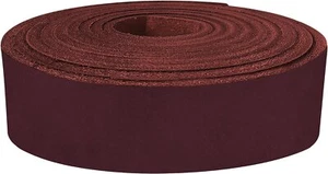 ELW 9-10 oz (3.6-4mm) Latigo Leather Straps Belt Grade 60" Cowhide Strips - Picture 1 of 25