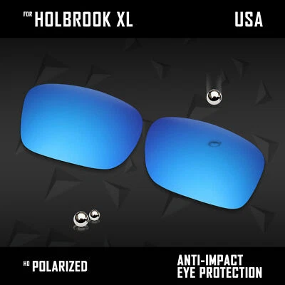 Lentes de repuesto polarizadas antiarañazos para Oakley Holbrook XL OO9417 opciones Foto 1 de 4