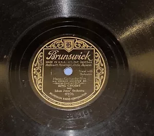 BRUNSWICK 6306 BING CROSBY HAPPY GO LUCKY YOU LAZY DAY 78 PLATTE - Bild 1 von 6