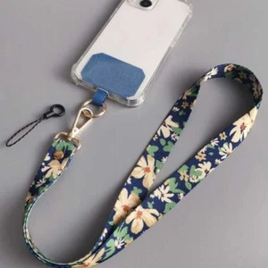 Adjustable Cell Phone Lanyard Halter Cellphone Strap Women Girls - Zdjęcie 1 z 12
