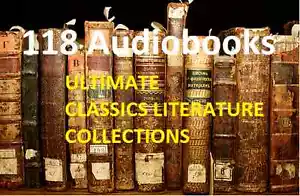 * ULTIMATE CLASSIC LITERATURE COLLECTION 118 AUDIOBOOKS 6 AUTHORS on 8 DVDs * - Imagen 1 de 7
