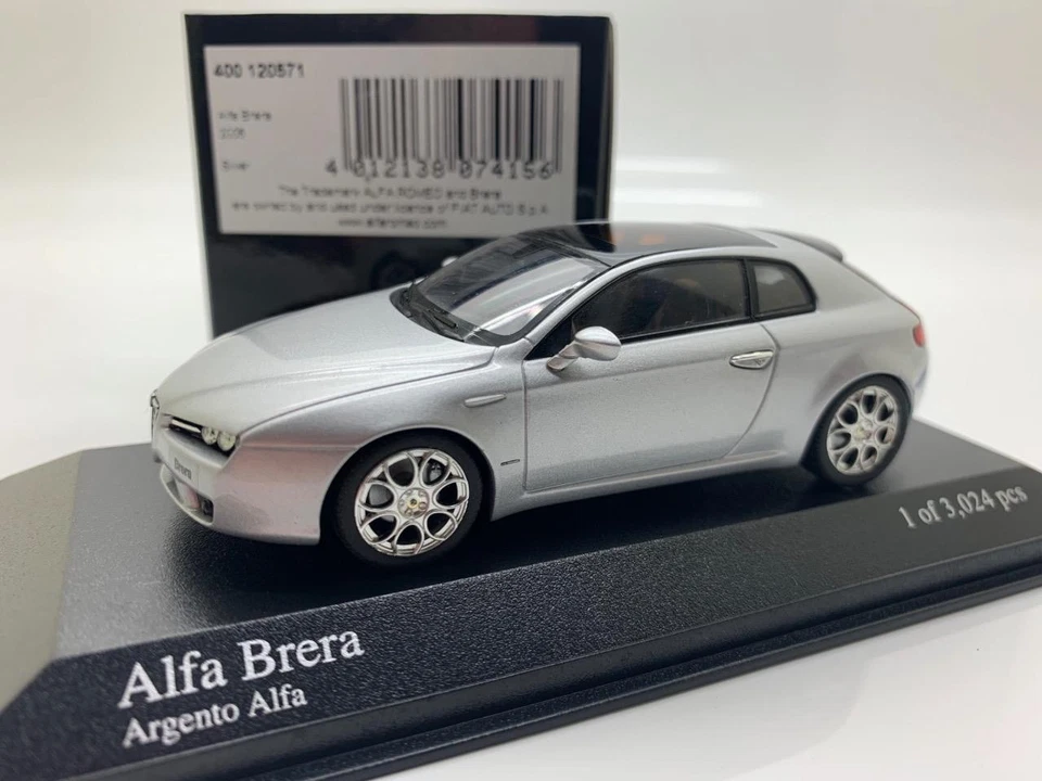 MINICHAMPS ALFA BRERA 2006 ARGENTO 400 120571 1/43 - Immagine 1 di 1