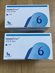 Pen Nadeln, Novofine 31G 0,25x6mm, 200 Stück, neu und OVP - Bild 1 von 2