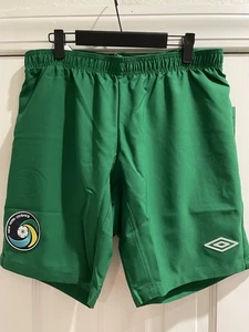 New York Cosmos Men’s UMBRO Woven Soccer Uniform Shorts. Size Large. Embroidered - Picture 1 of 15