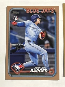 2024 Topps Addison Barger RC Gold /2024 +5..Blue Jays Springer Kirk RC Varsho RC - Picture 1 of 9