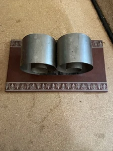 Vintage MCM Springtite The Automatic Book Rack Spring Coil Bookends - Picture 1 of 10