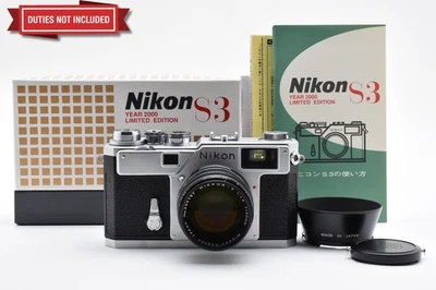 [Unused] Nikon S3 Year 2000 Limited Edition w/50mm f1.4 From JAPAN - Image 1 of 4