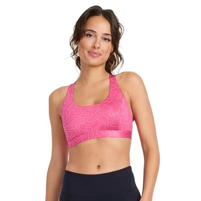 Jockey Women's Bra Stretch Support Low Impact Sports Bra, Fruit Punch, SMALL - Image 1 of 2