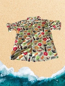San Francisco Giants Herren Gr. Medium Aloha Hawaiihemd Creme Cole Zero SGA - Bild 1 von 4
