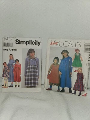 Simplicity McCalls Patterns Girls Various Sizes 9511 9731 - Image 1 of 2