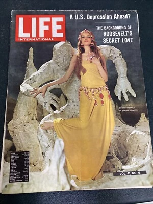 VERUSCHKA Lyndon Johnson ROLEX AD Jacqueline Susann FDR De Gaulle LIFE MAGAZINE - Image 1 of 4