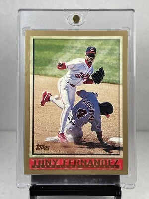 1998 Topps Baseball Tony Fernandez #58 Cleveland Guardians Indians - Image 1 of 4