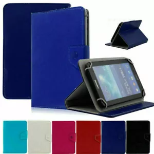 Funda protectora universal plegable de cuero PU de 7"" 8"" 10"" 10,1"" pulgadas - Imagen 1 de 38
