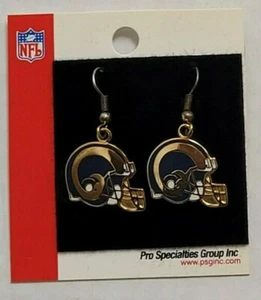 NFL Los Angeles Rams Team Earrings, NEW (Helmet) - Picture 1 of 1