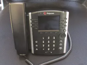 Polycom VVX 411 Office Phone Lan IP Poe Voip 12 Lines Gigabit - Picture 1 of 6