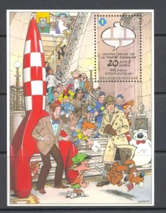 BÉLGICA 2009 Tintin Rocket m/s mnh** bloque 173 - Imagen 1 de 1
