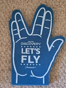 Star Trek Discovery Foam Hand - Spock Vulcan Salute (10" x 16") blau - Bild 1 von 1