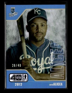 2002 Upper Deck 40-Man #310 Luis Alicea Electric Rainbow #/40 - Picture 1 of 2